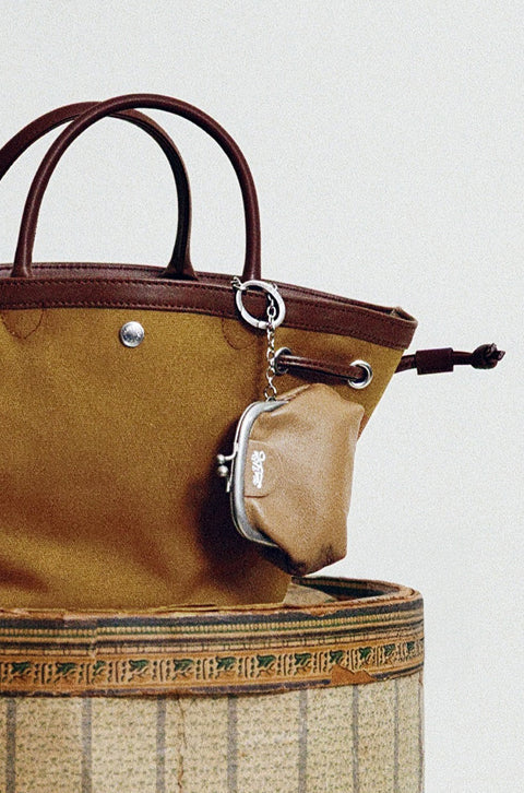 PORTE MONNAIE CLIQUET CAMEL