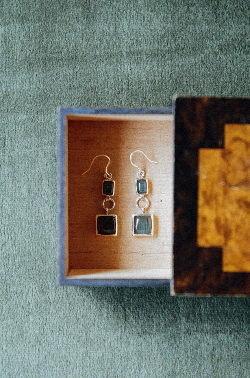 EARRINGS DOUBLE CARRÉ