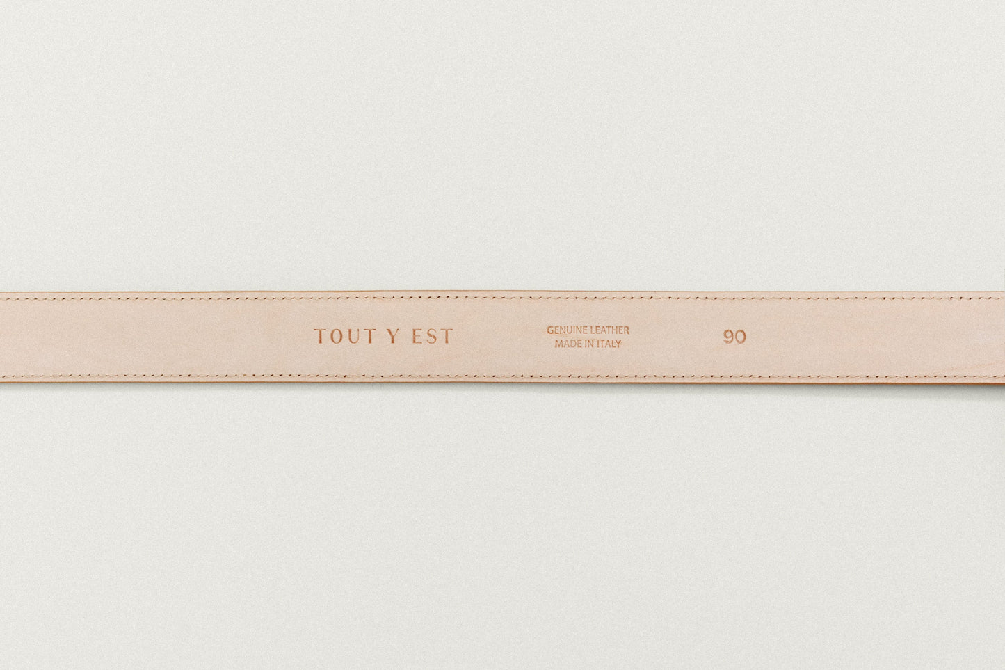 CEINTURE GRAVÉE CAMEL