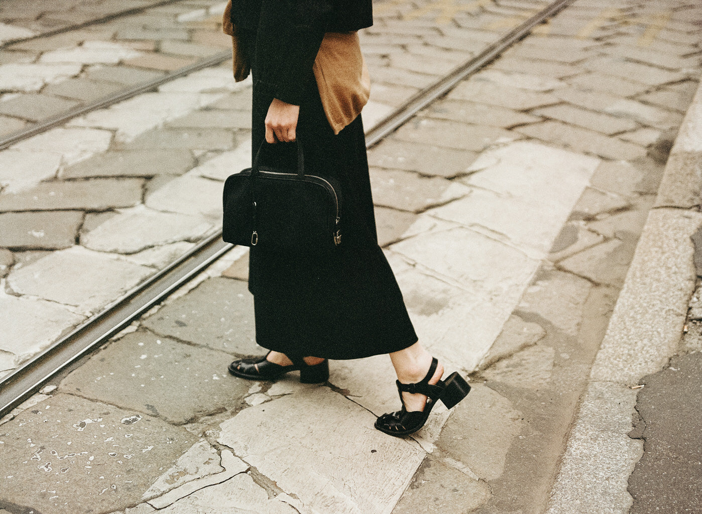 SAC LOQUET TOILE SMALL BLACK