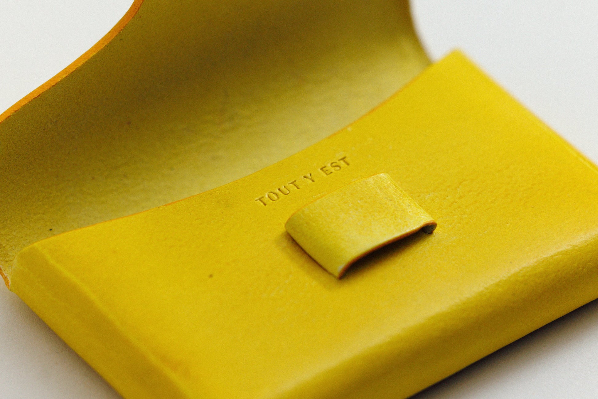 PORTE CARTES FLORENCE YELLOW