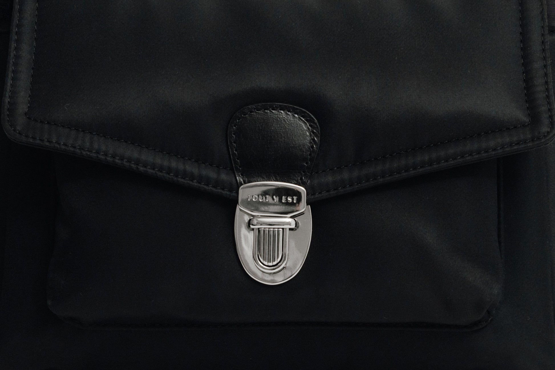 SAC VOLET TOILE SMALL BLACK
