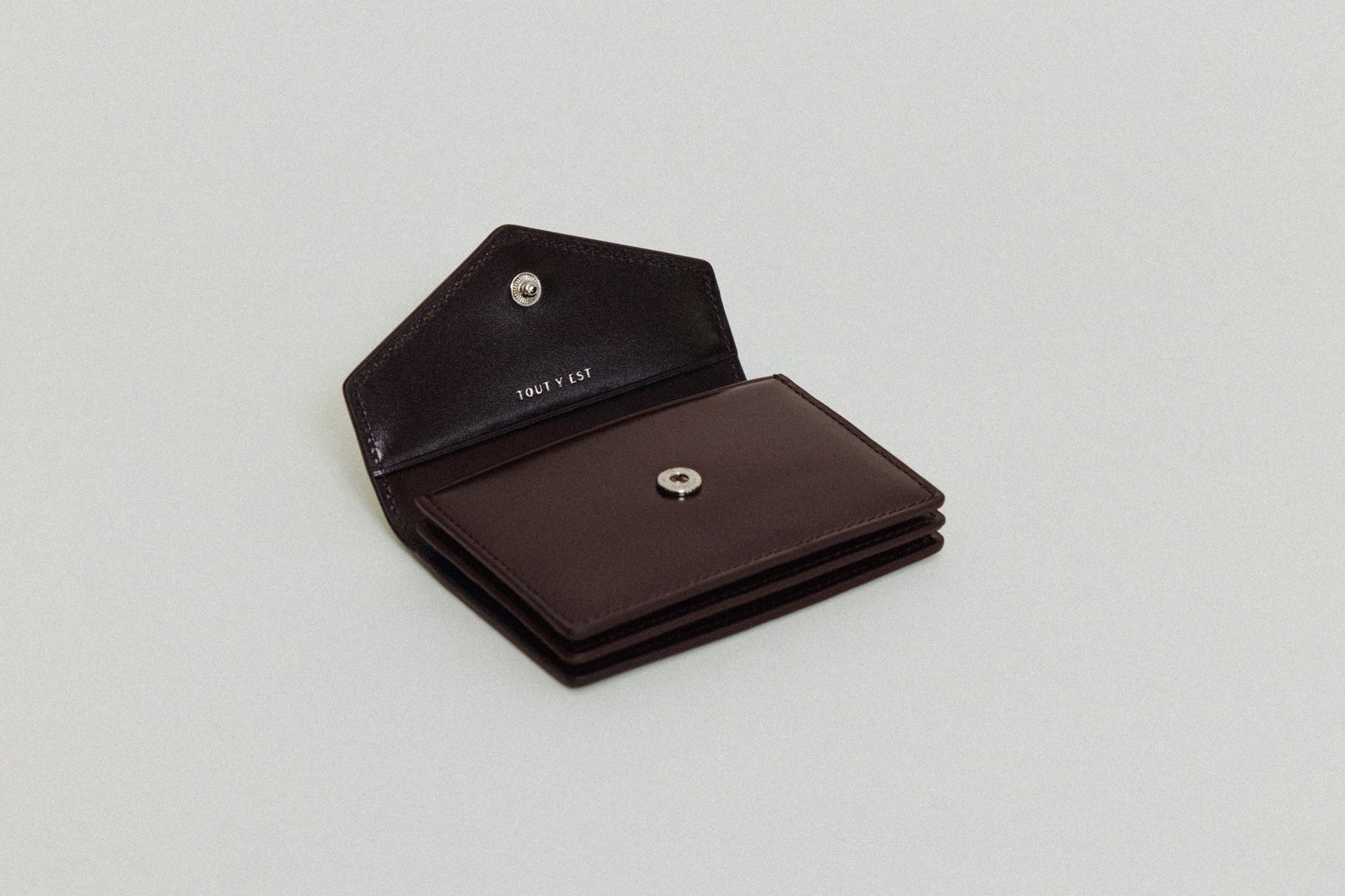 PORTE CARTES SNAP BROWN