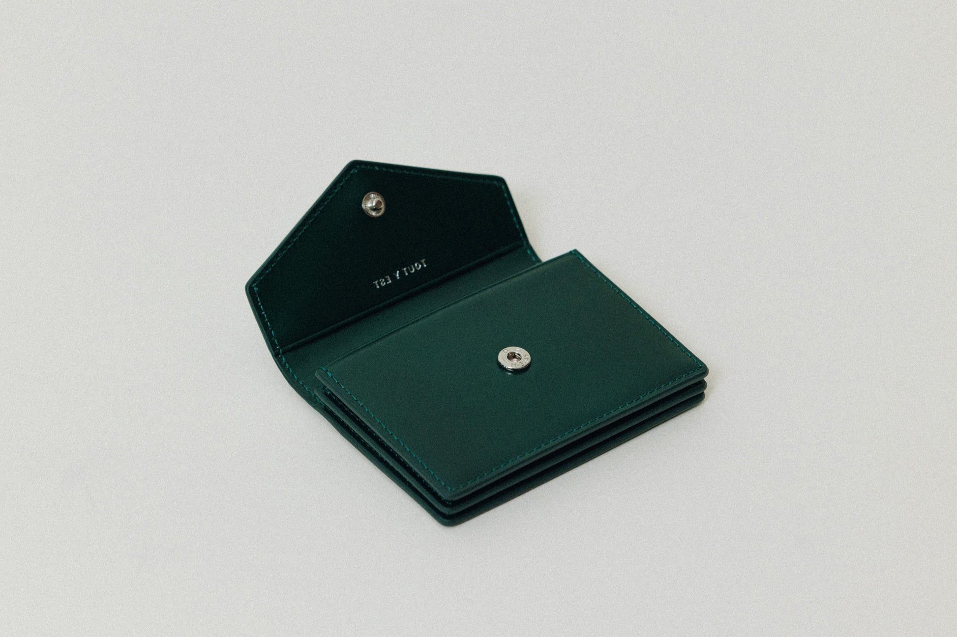 PORTE CARTES SNAP GREEN