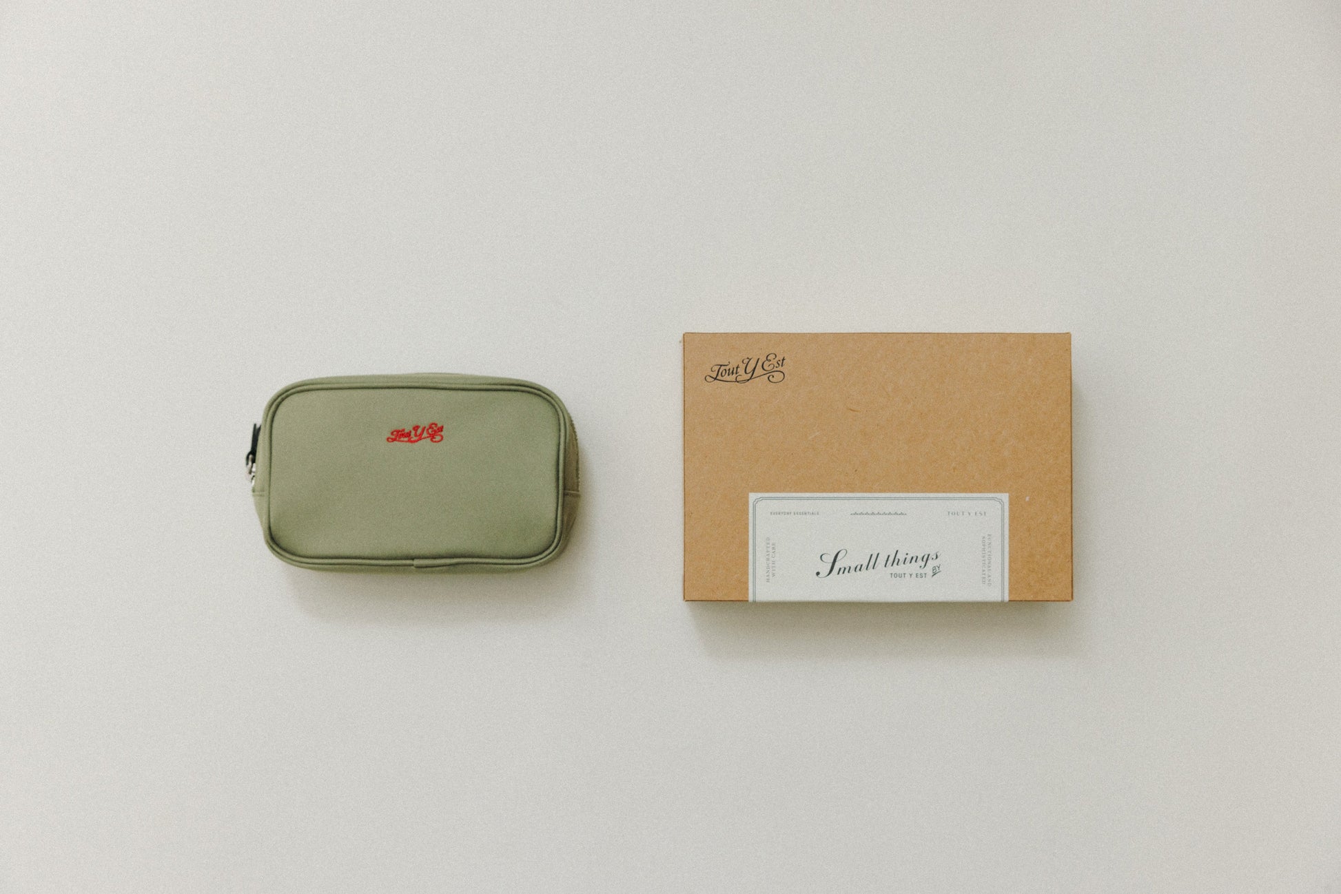 POCHETTE PAVÉ OLIVE