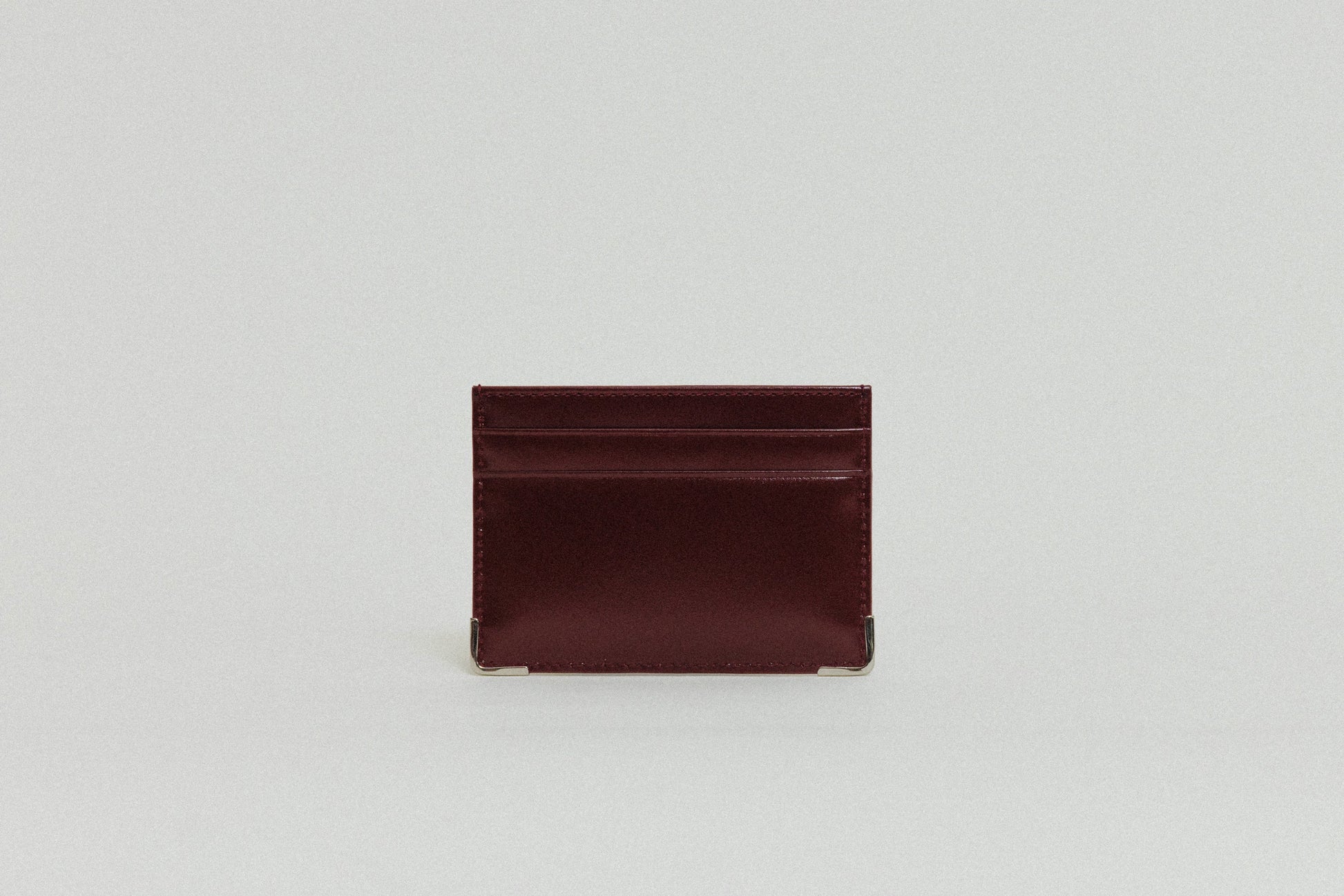 PORTE CARTES ANGLES BURGUNDY