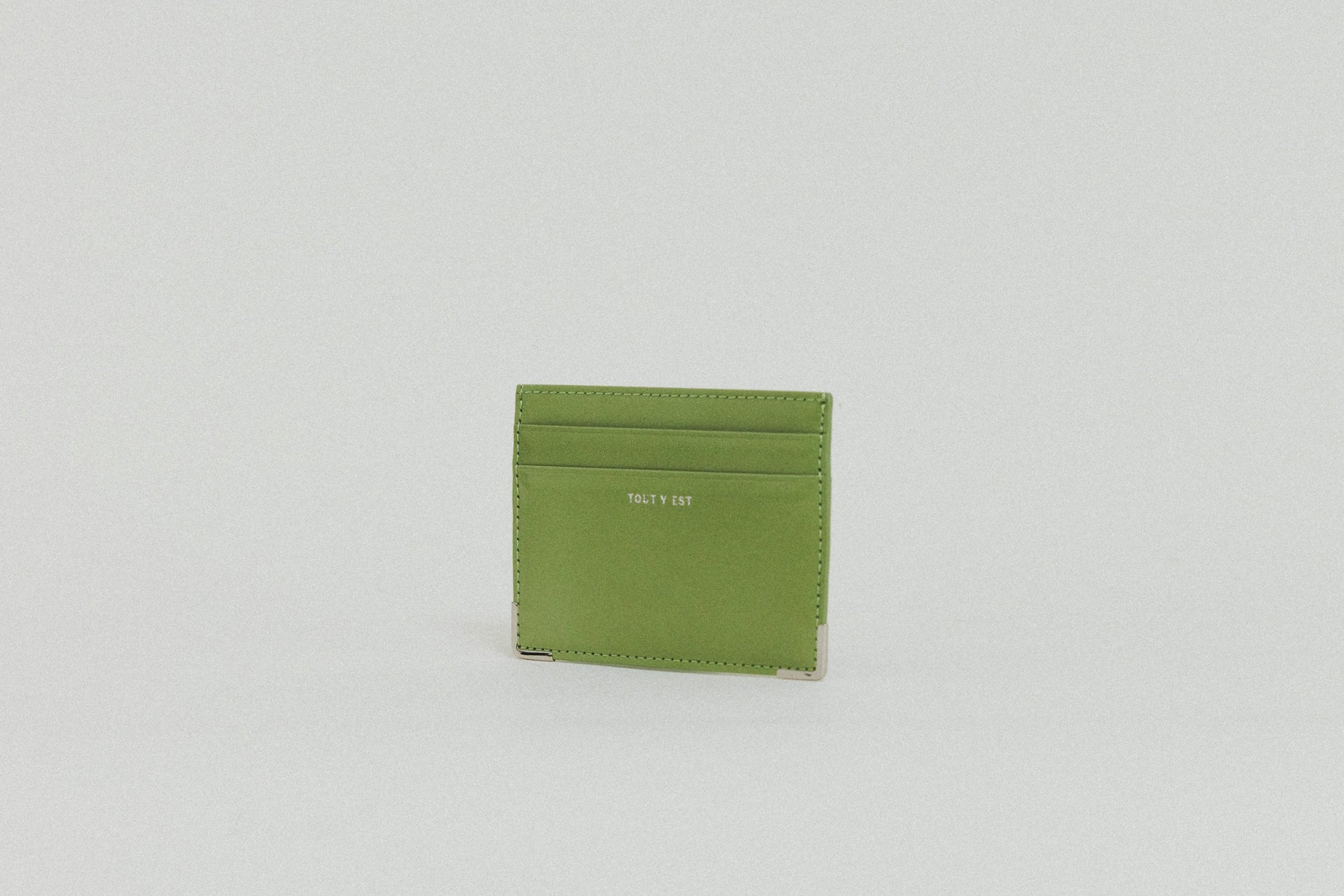 PORTE CARTES ANGLES OLIVE