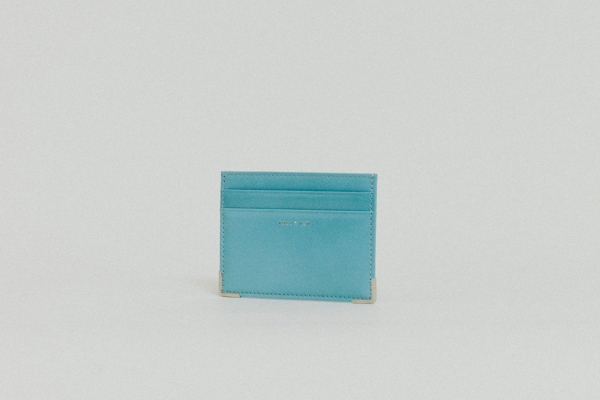 PORTE CARTES ANGLES TURQUOISE