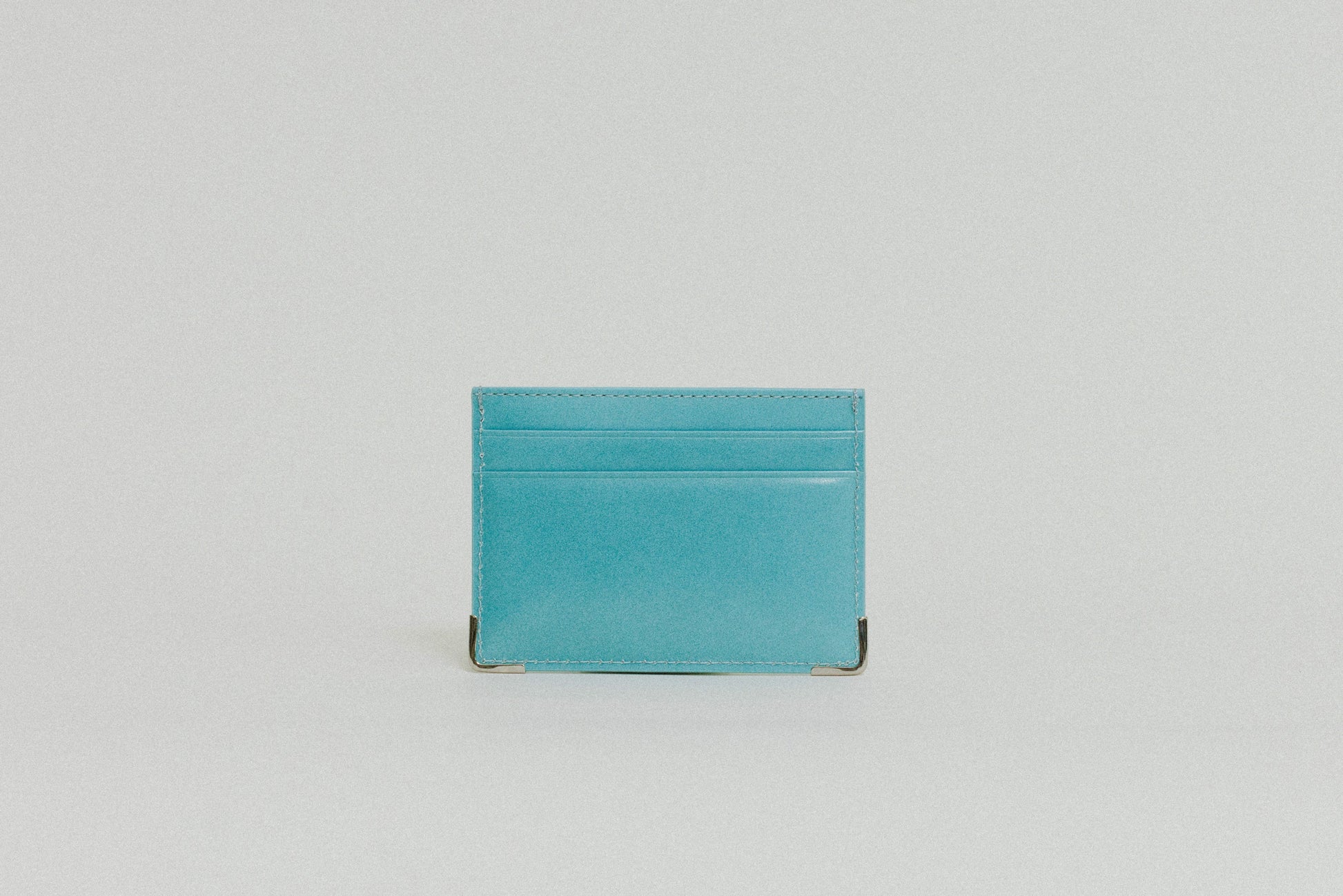 PORTE CARTES ANGLES TURQUOISE