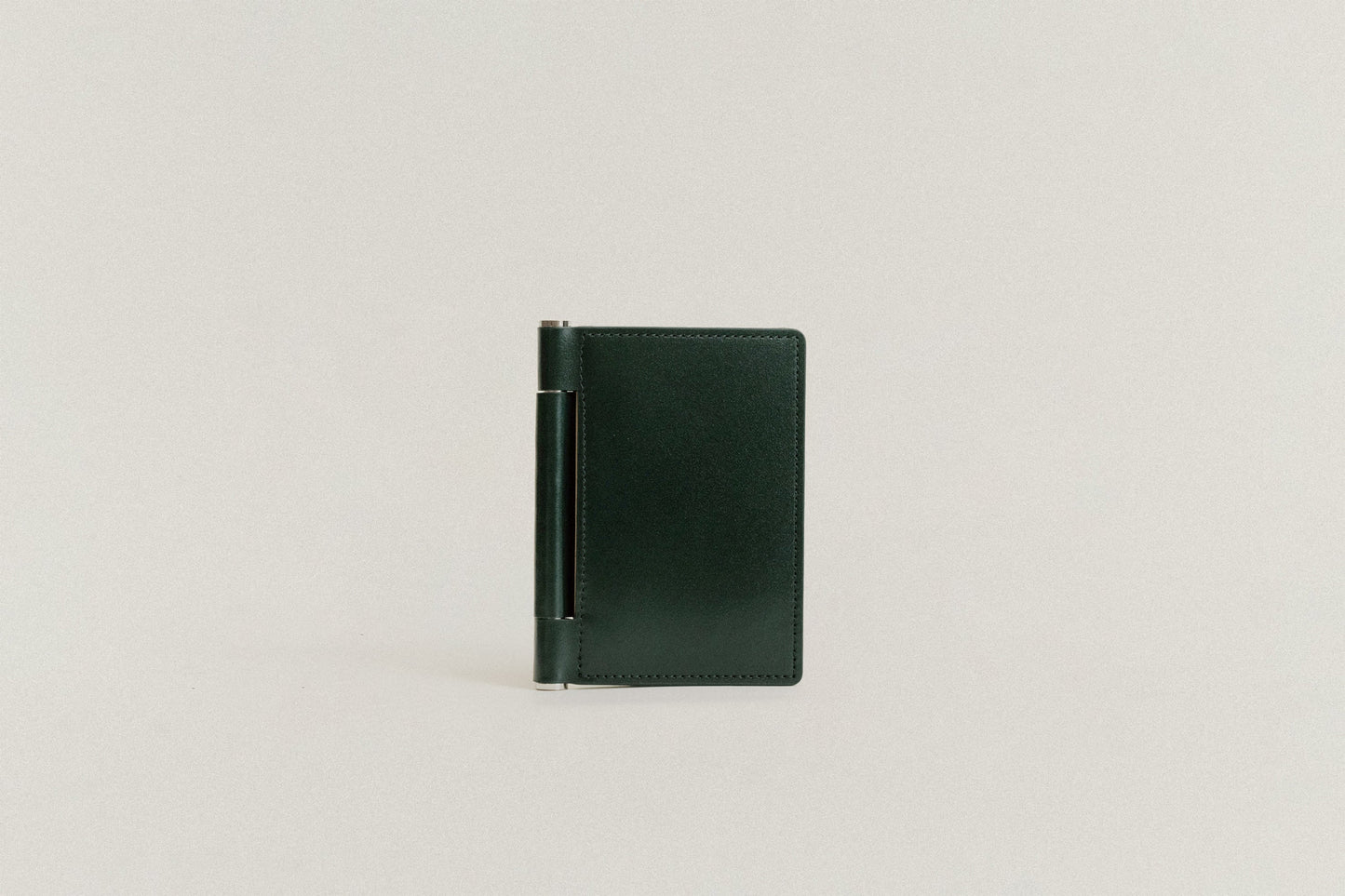 PORTE CARTES PAUMELLE GREEN / NATURAL