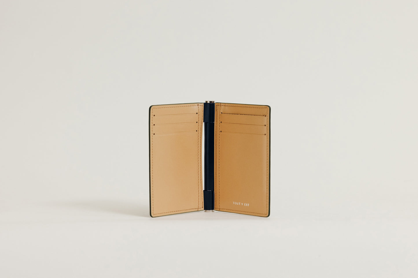 PORTE CARTES PAUMELLE NAVY / NATURAL