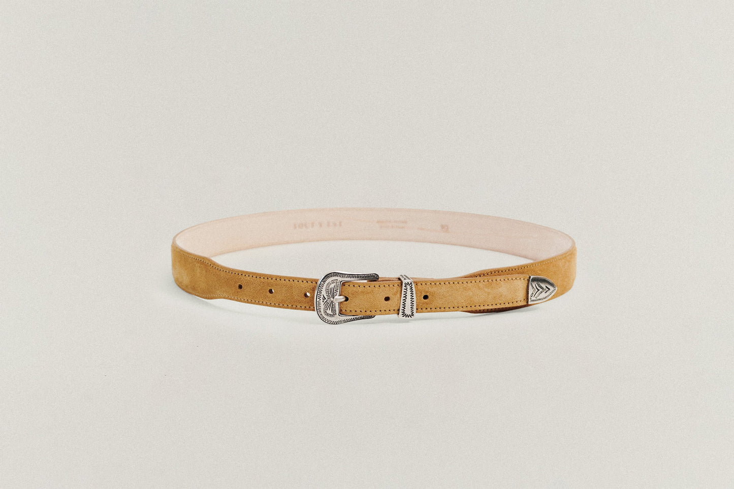 CEINTURE GRAVÉE CAMEL
