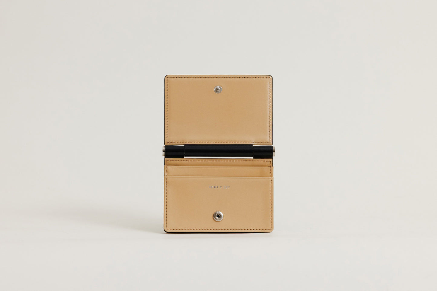 PORTE CARTES DE VISITE PAUMELLE BLACK / NATURAL