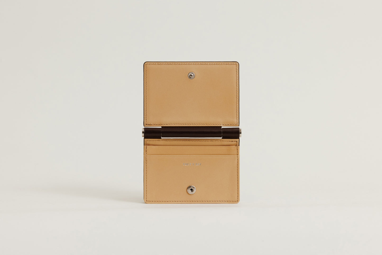 PORTE CARTES DE VISITE PAUMELLE BROWN / NATURAL