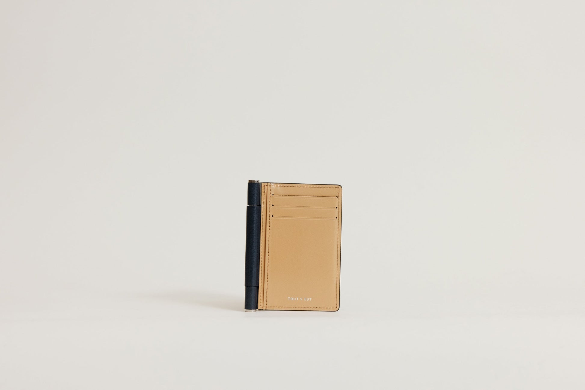 PORTE CARTES PAUMELLE NAVY / NATURAL