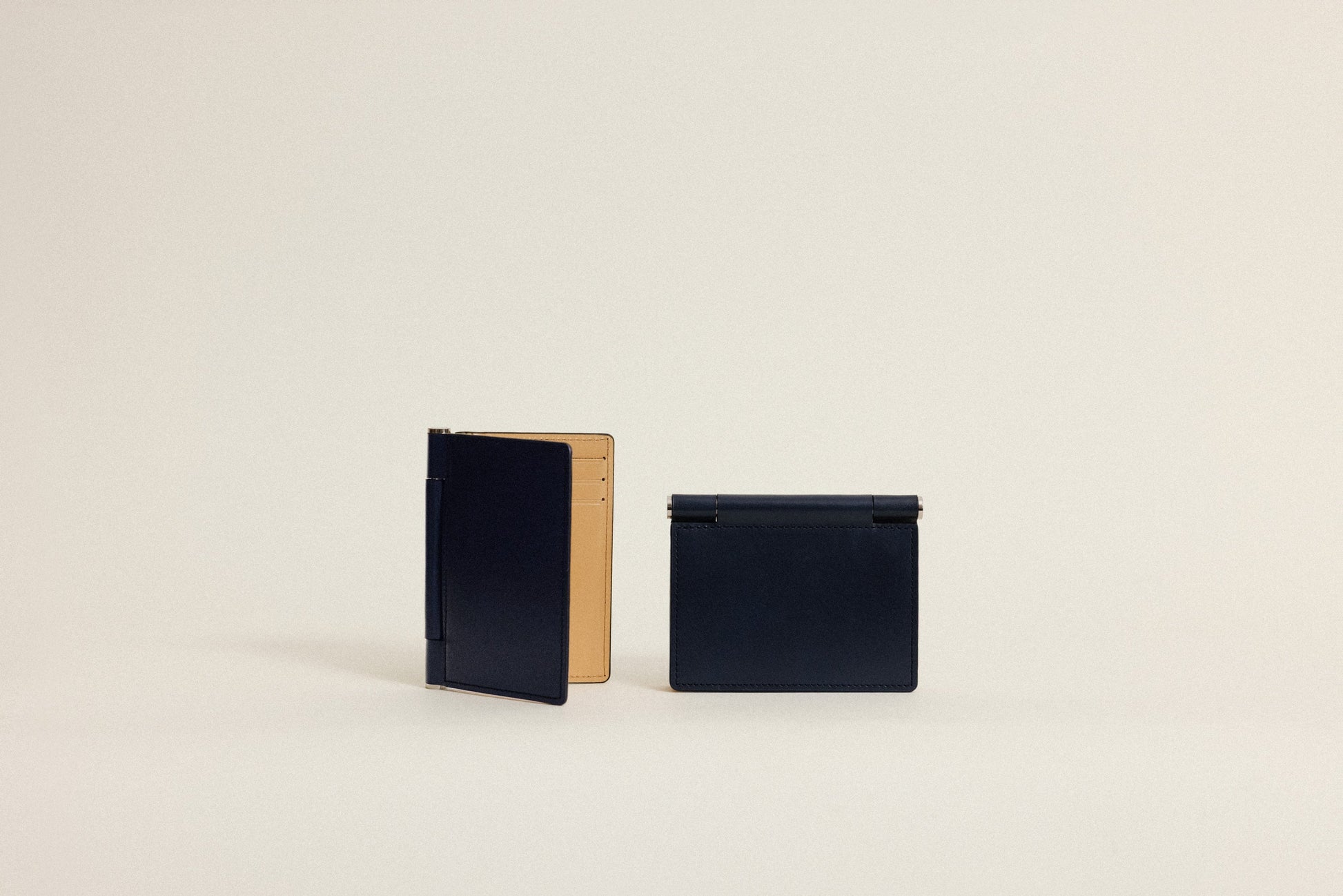 PORTE CARTES PAUMELLE NAVY / NATURAL