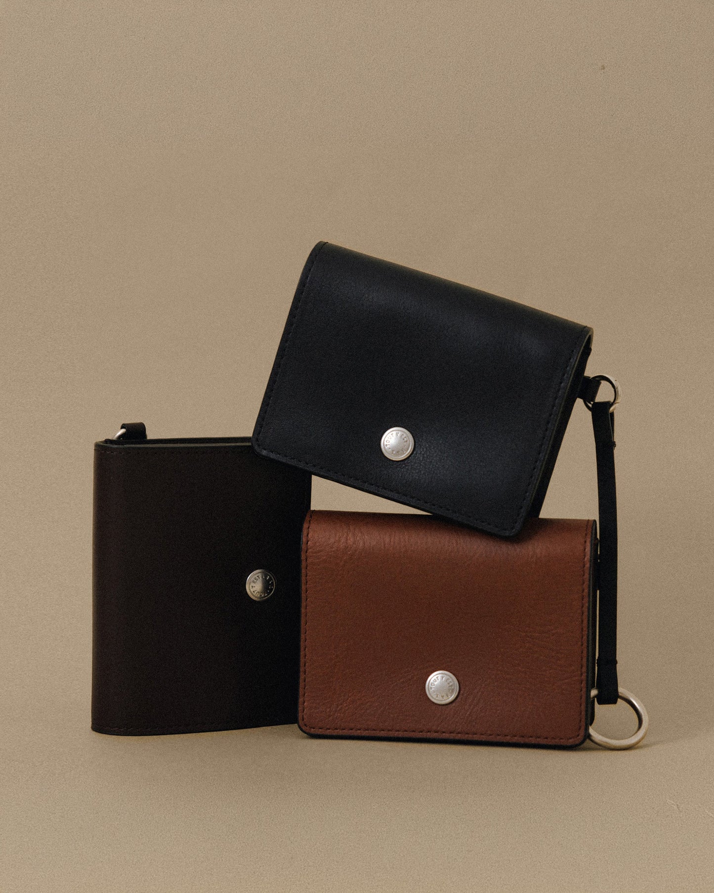 POCHETTE CLÉS CARRÉE BROWN