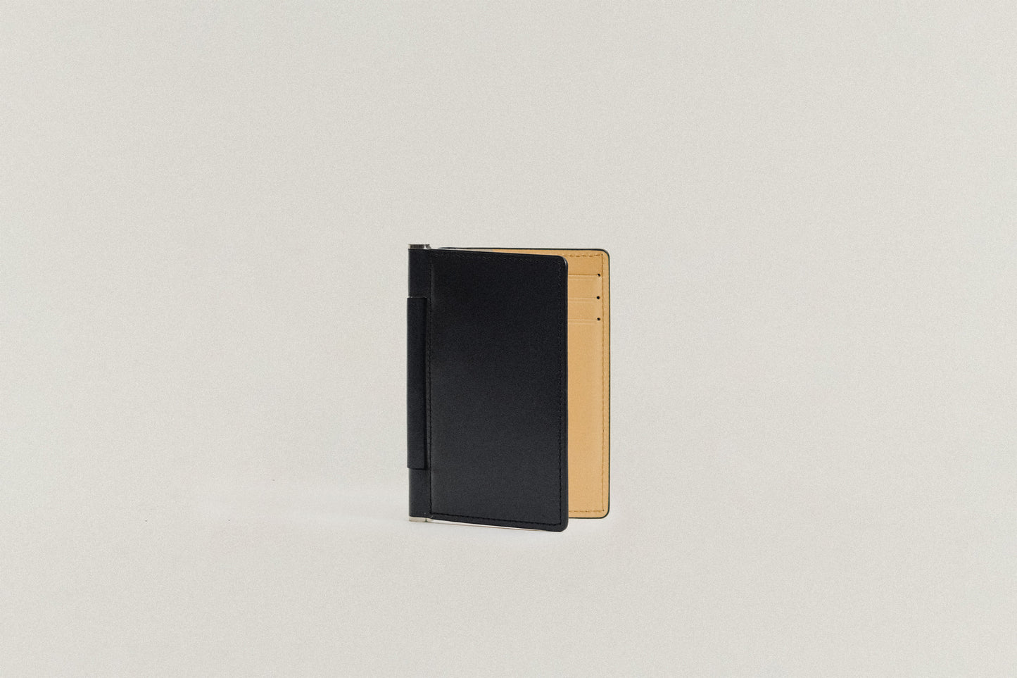 PORTE CARTES PAUMELLE BLACK / NATURAL