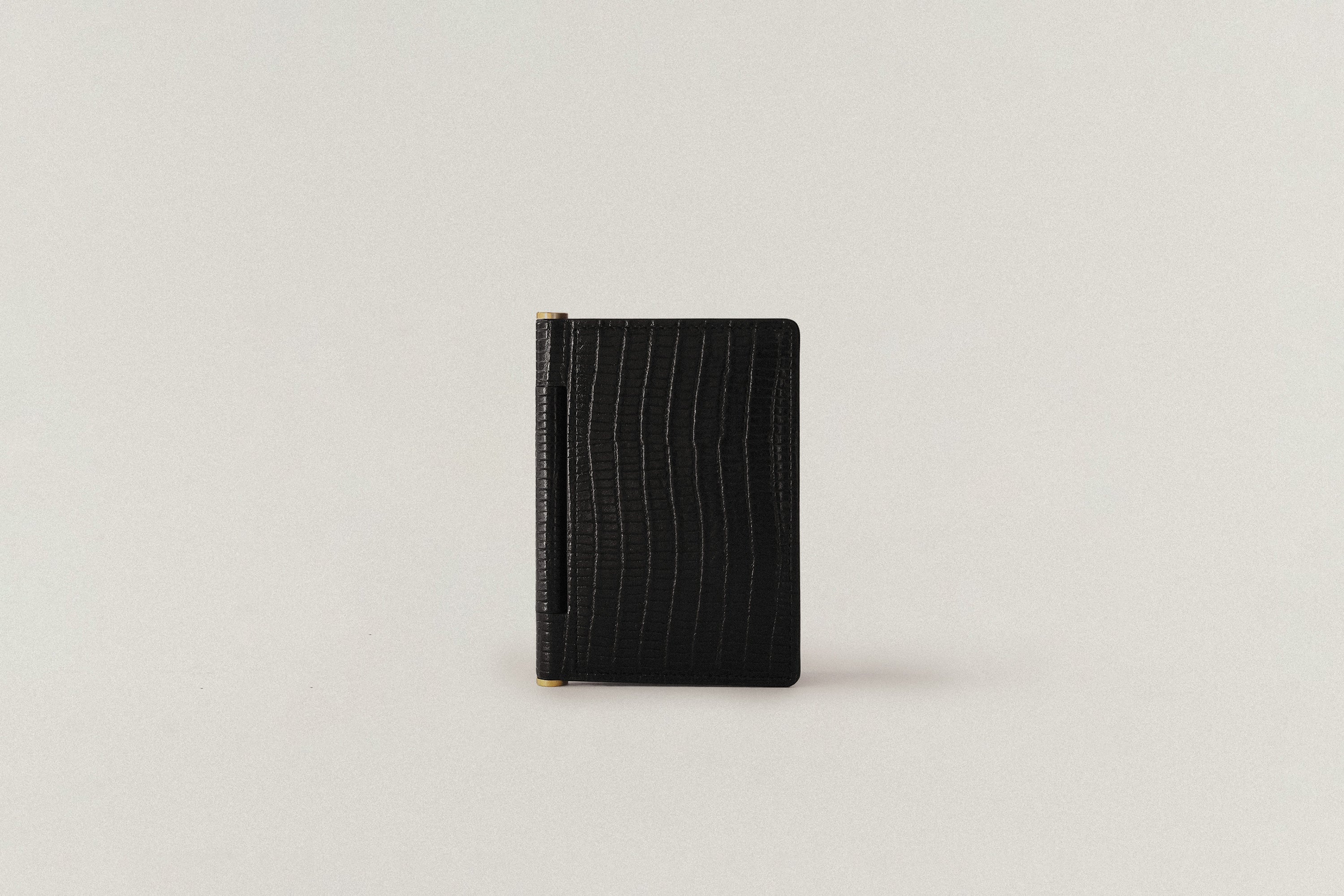 ◆TOUT Y EST◆PORTE CARTES PAUMELLE (LIZARD)◆カードケース◆ PORTE CARTES PAUMELLE LIZARD BLACK – TOUT Y EST EN