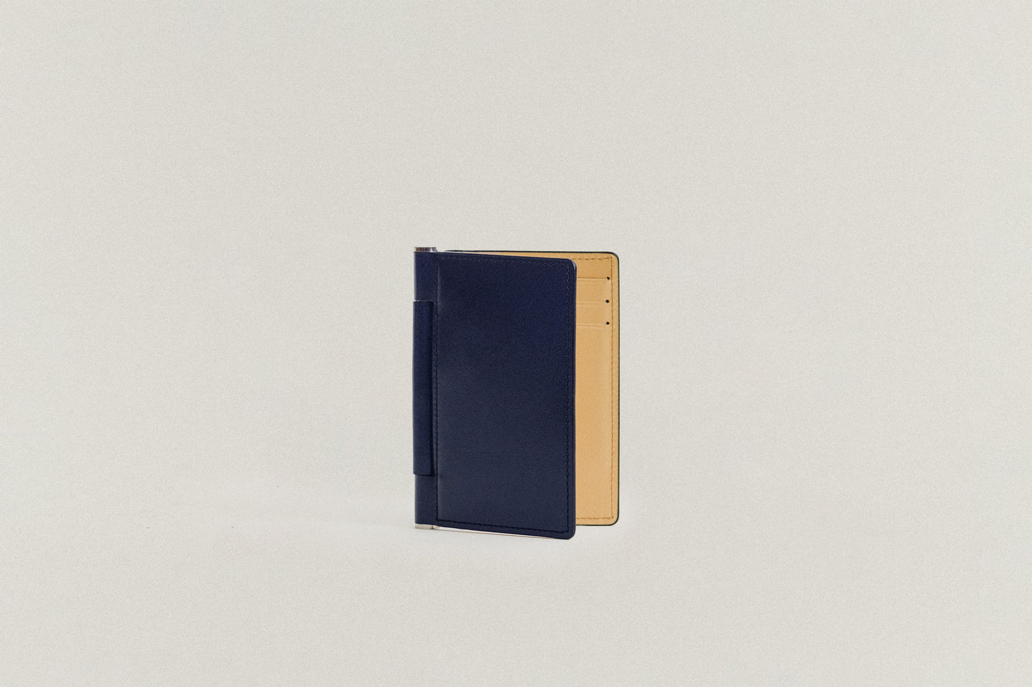 PORTE CARTES PAUMELLE NAVY / NATURAL