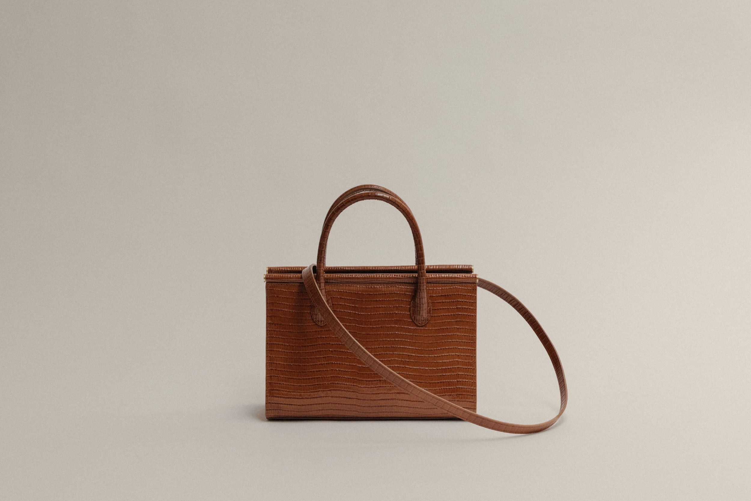 SAC PARALLÈLE MINI LIZARD BROWN