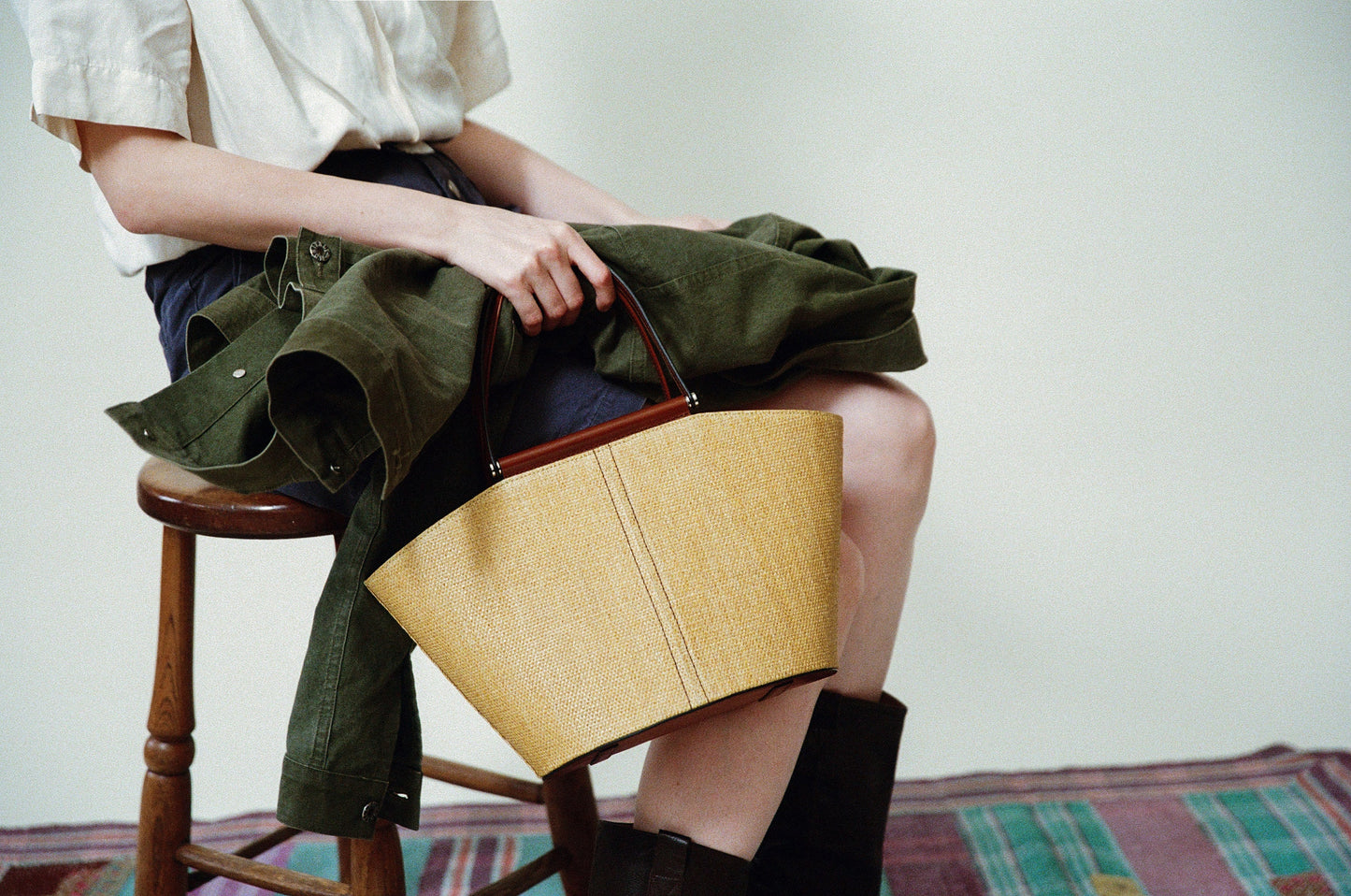 SAC ÉTIRÉ RATTAN SMALL NATURAL