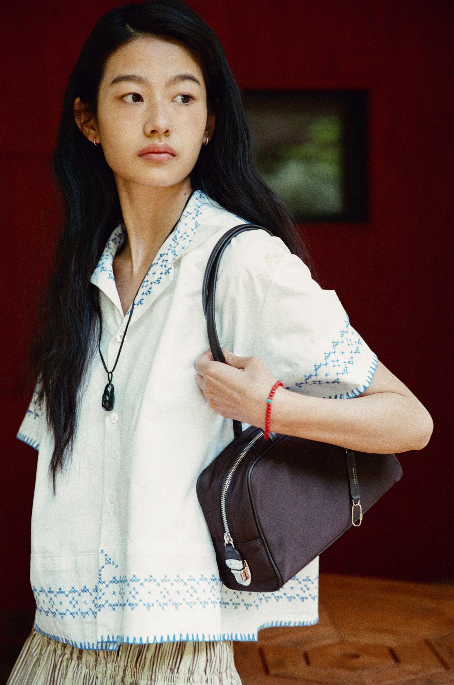 SAC LOQUET NYLON SMALL BROWN