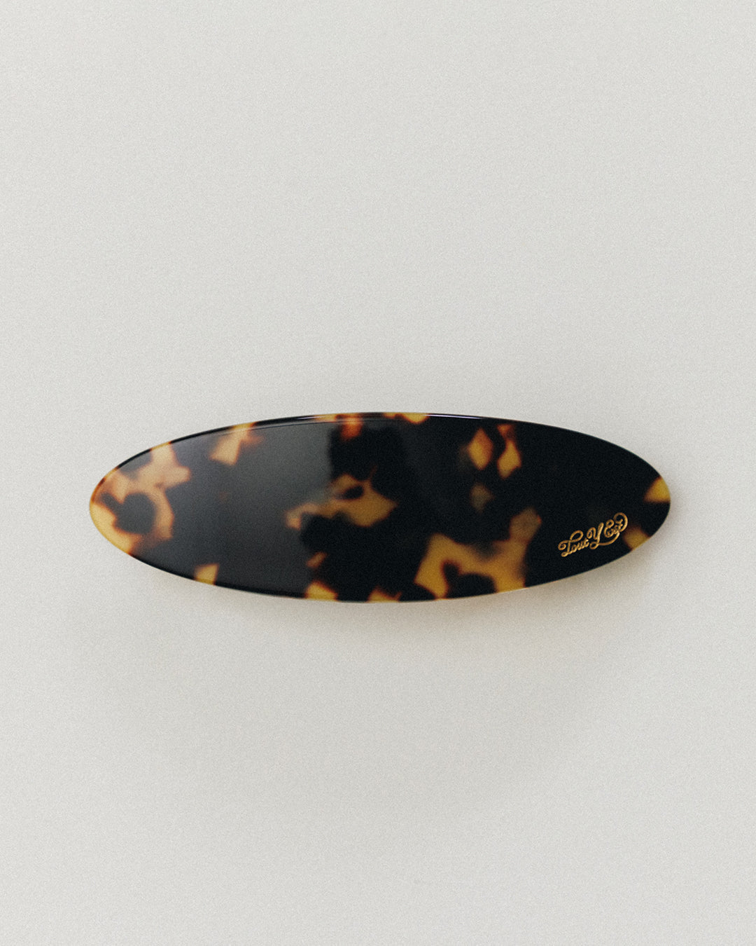 BARRETTE OVALE LEOPARD