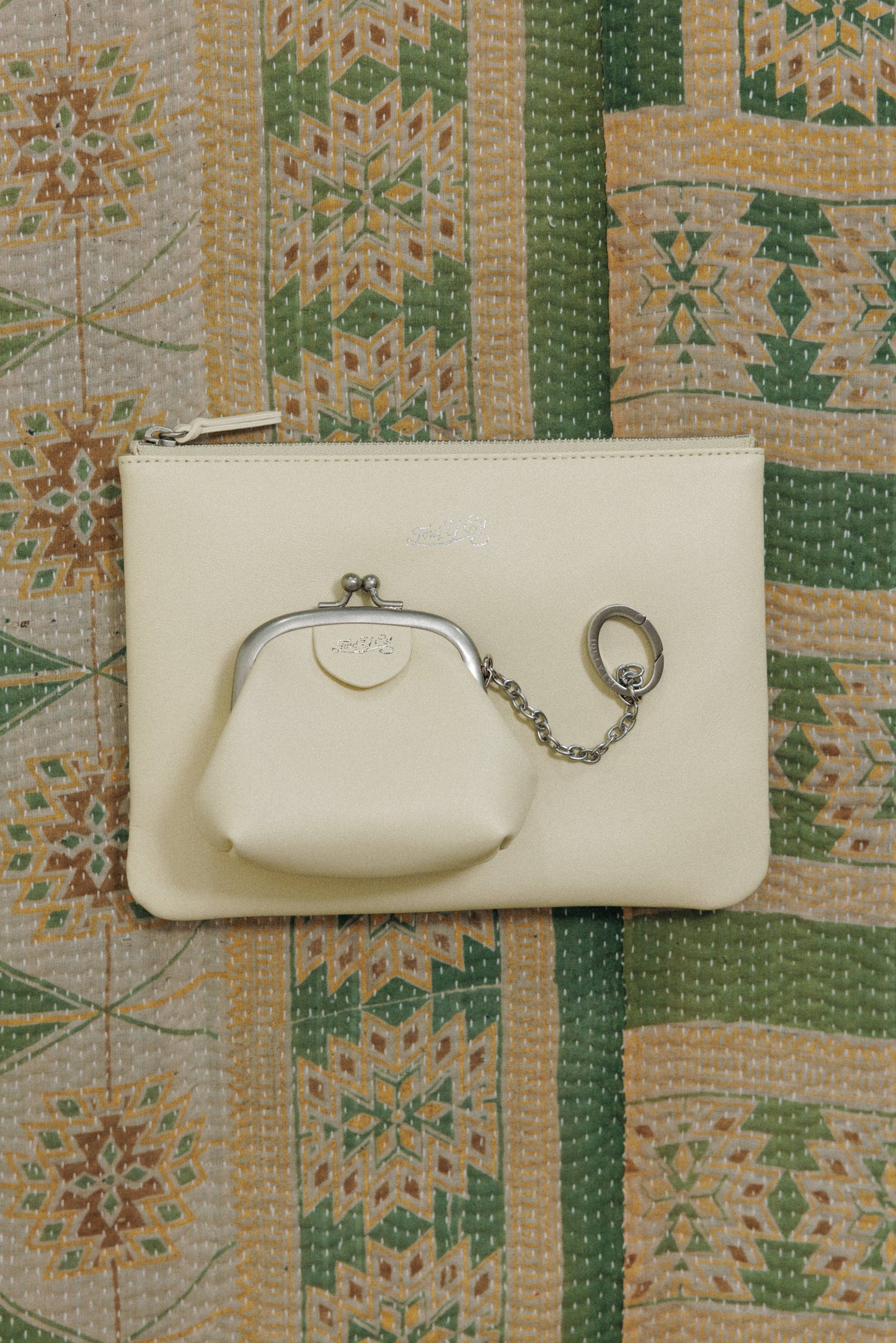 PORTE MONNAIE CLIQUET IVORY