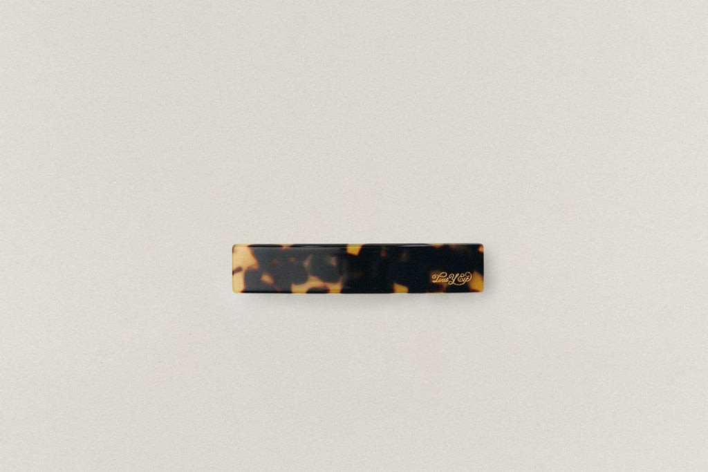 BARRETTE CARRÉE LEOPARD