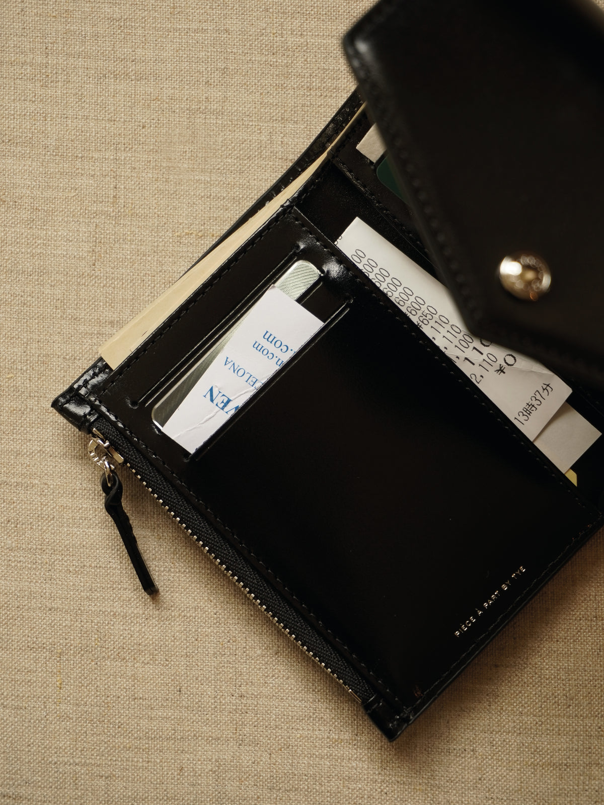PORTEFEUILLE SNAP BLACK