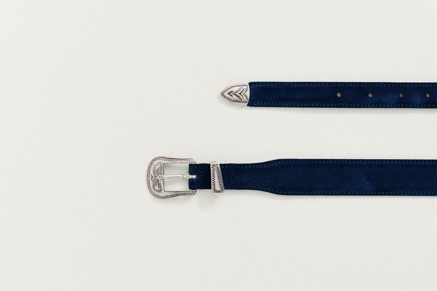 CEINTURE GRAVÉE NAVY