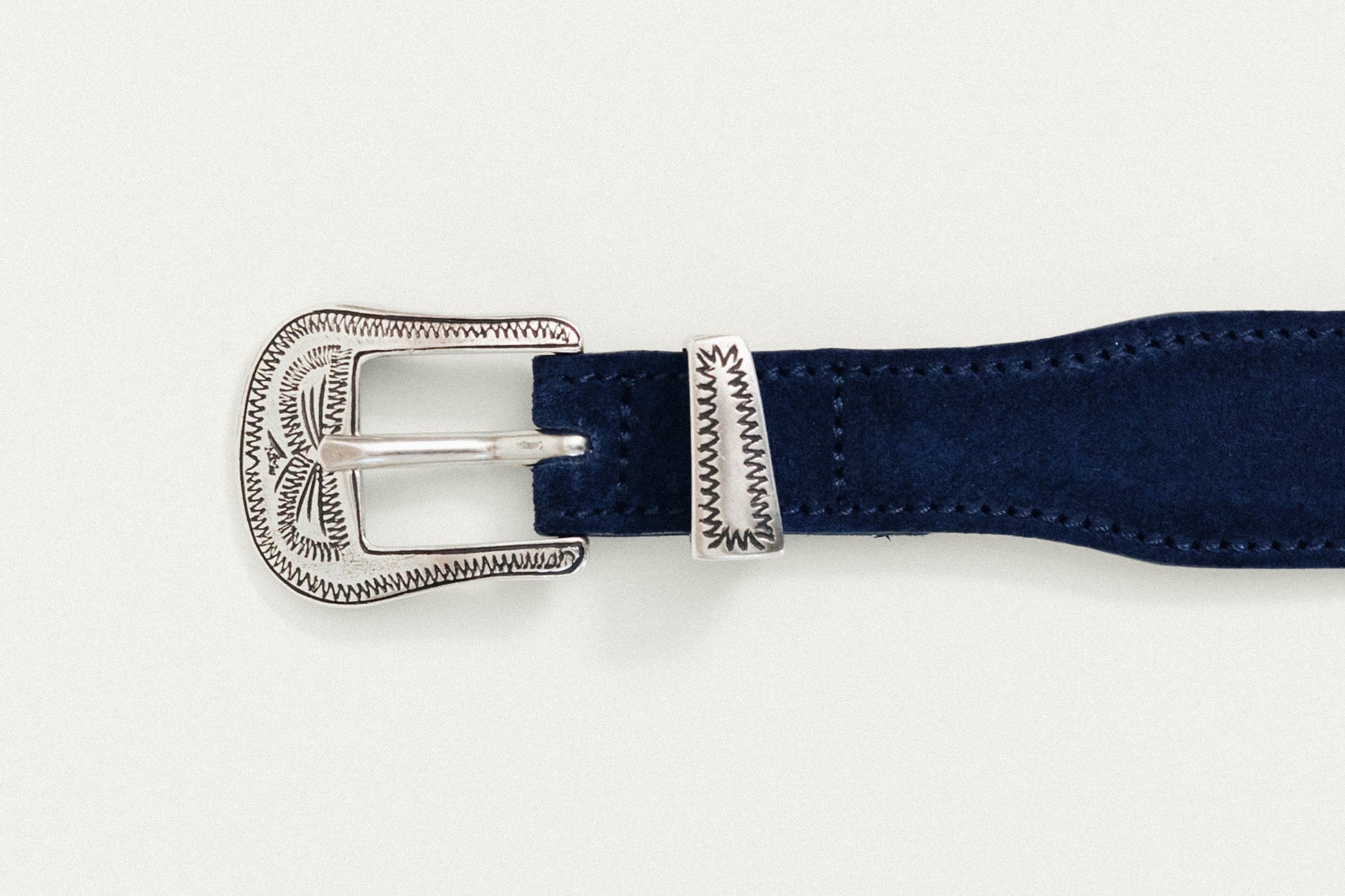 CEINTURE GRAVÉE NAVY