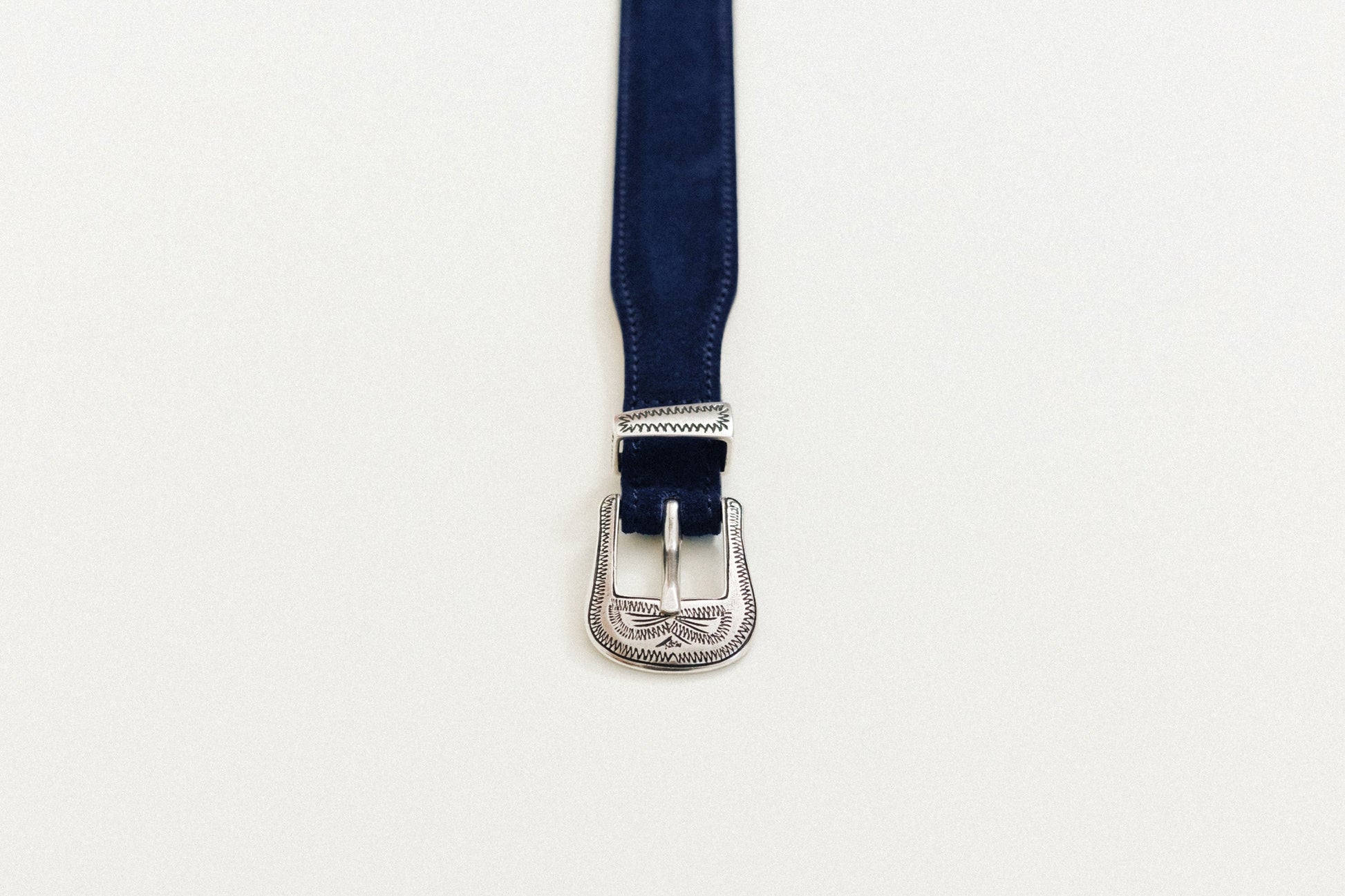 CEINTURE GRAVÉE NAVY