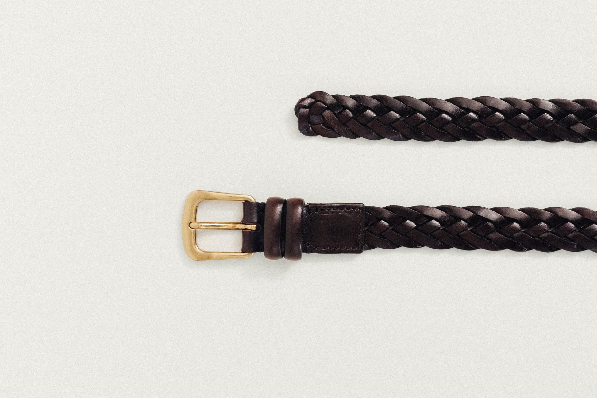 CEINTURE TRESSÉE BROWN