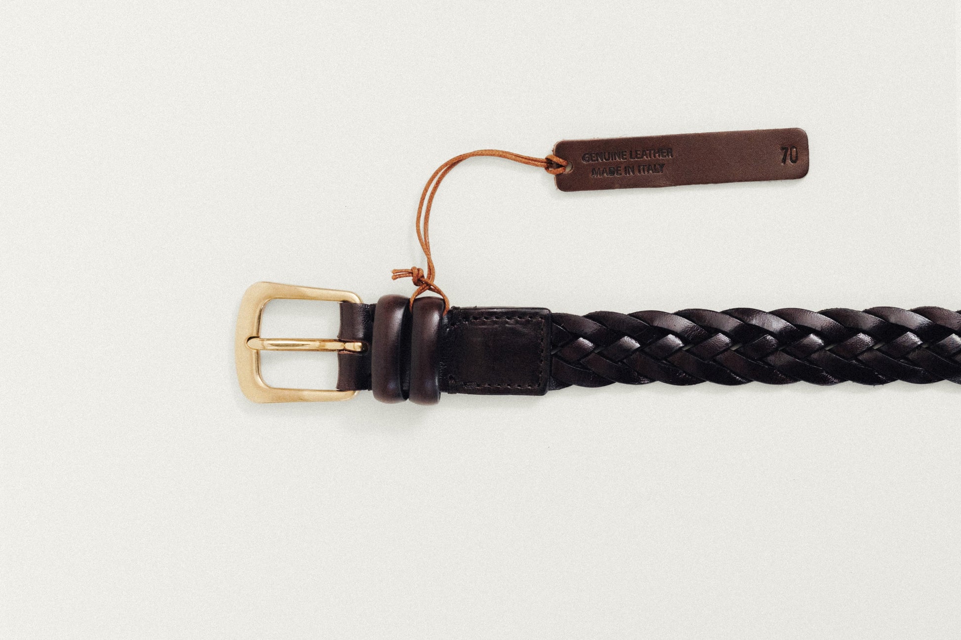 CEINTURE TRESSÉE BROWN