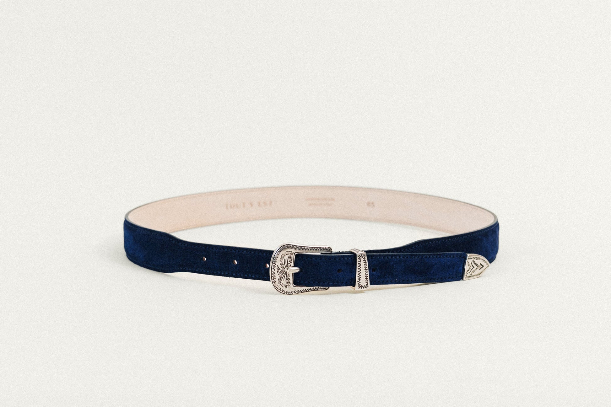 CEINTURE GRAVÉE NAVY