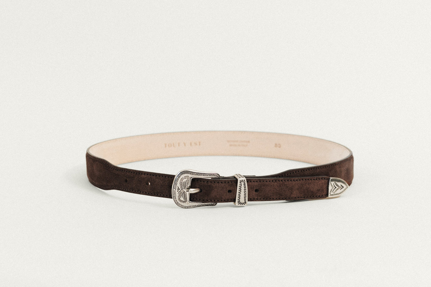 CEINTURE GRAVÉE BROWN