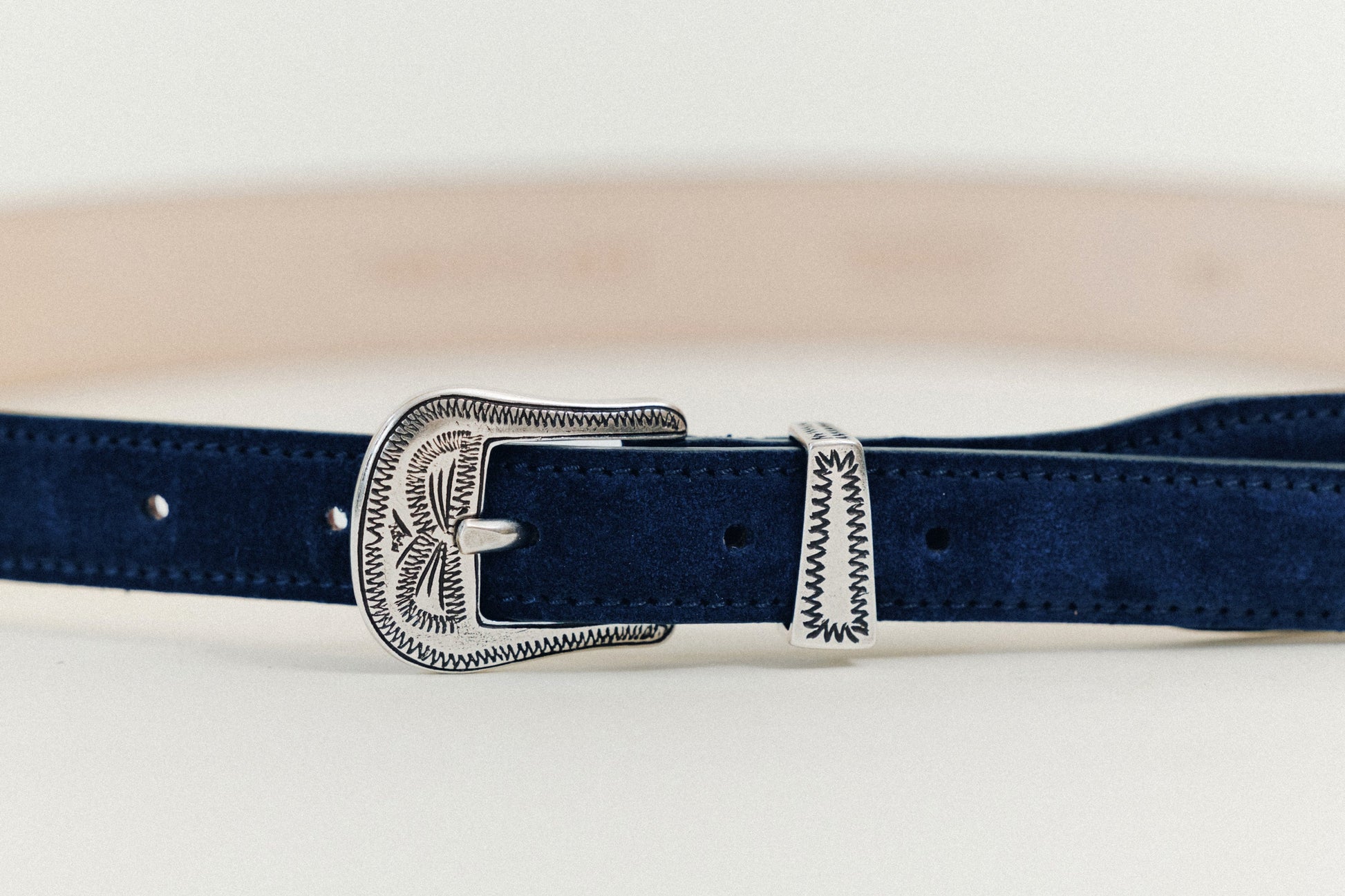 CEINTURE GRAVÉE NAVY