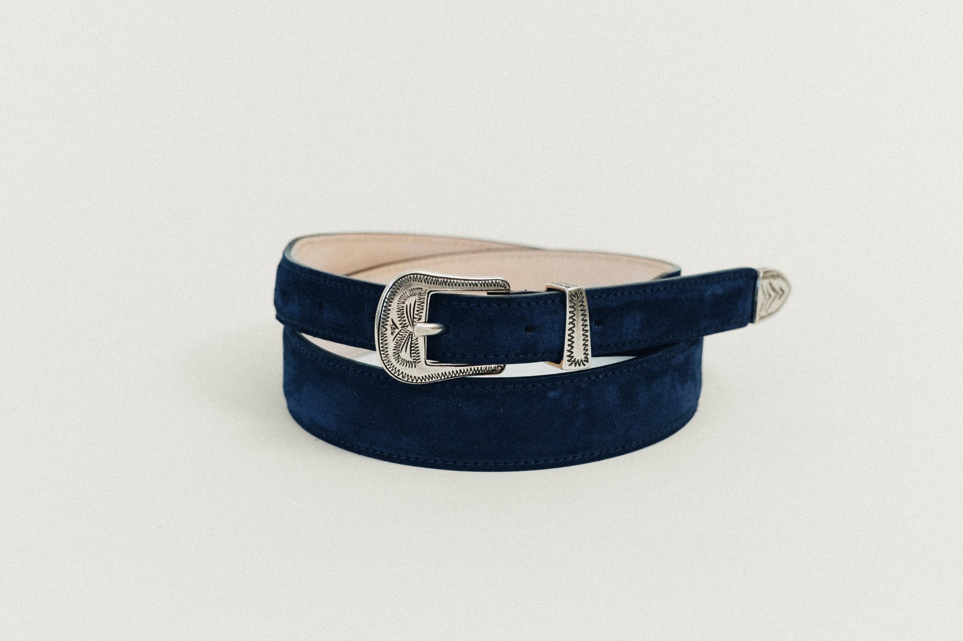 CEINTURE GRAVÉE NAVY