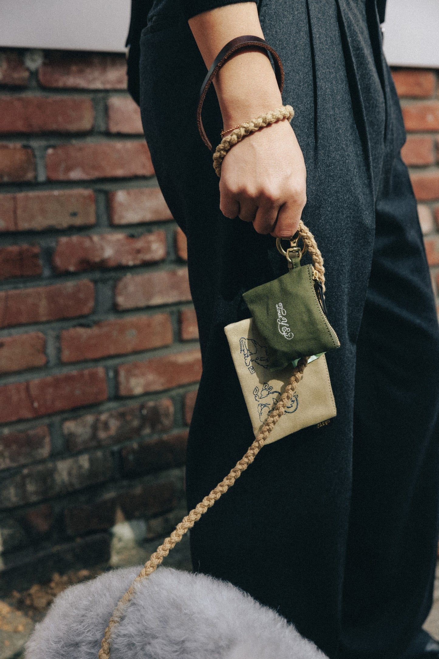 COMPAGNON WASTE POUCH KHAKI