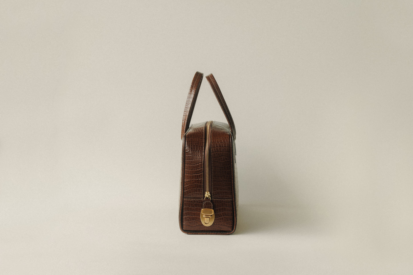 SAC LOQUET CROCO BROWN