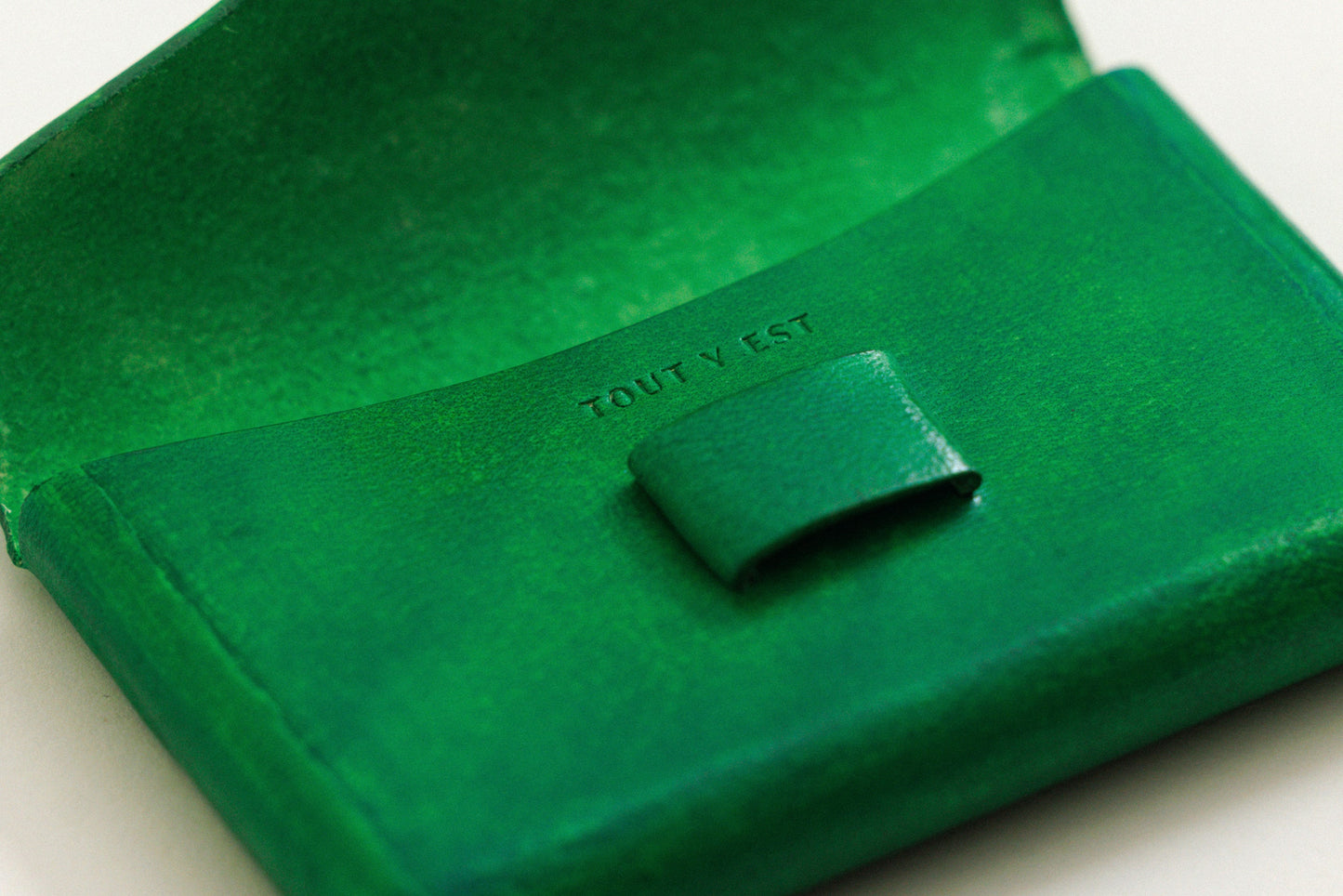 PORTE CARTES FLORENCE LIGHT GREEN