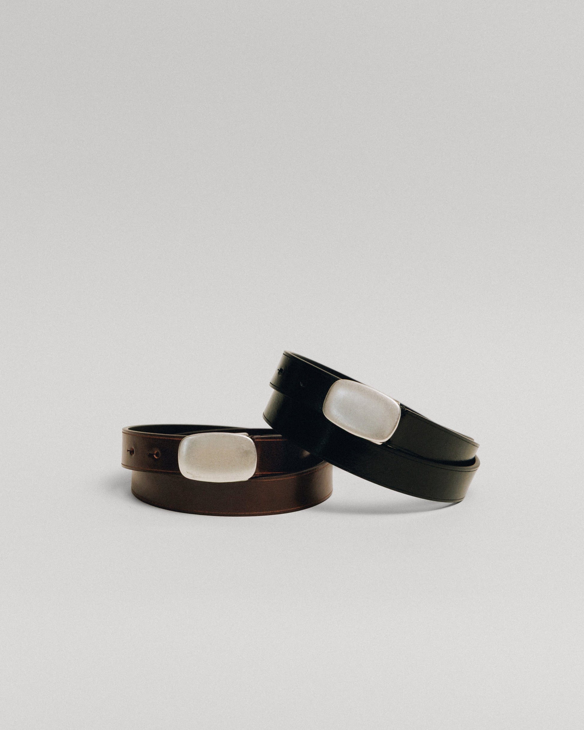 CEINTURE PLAQUE BROWN