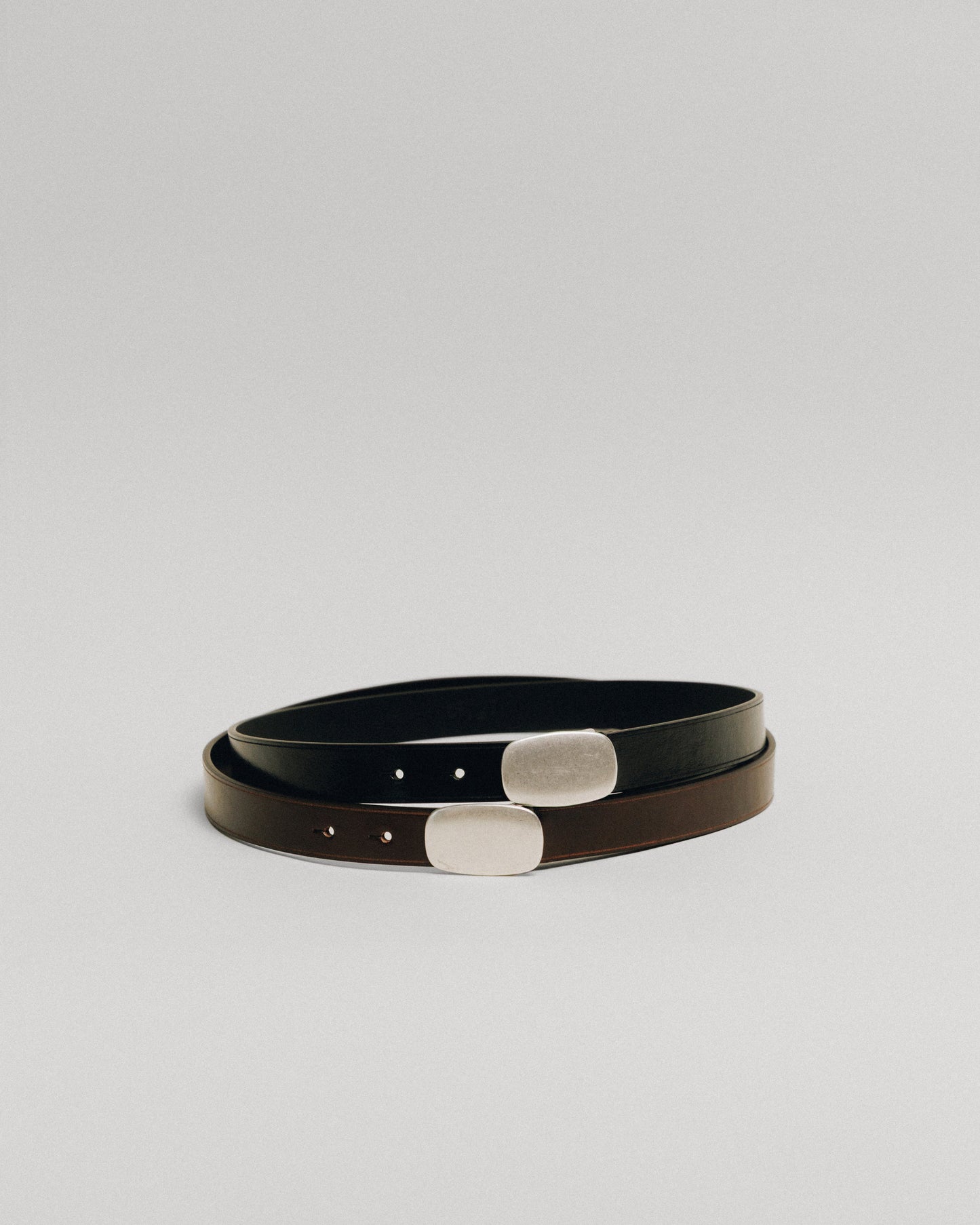 CEINTURE PLAQUE BROWN