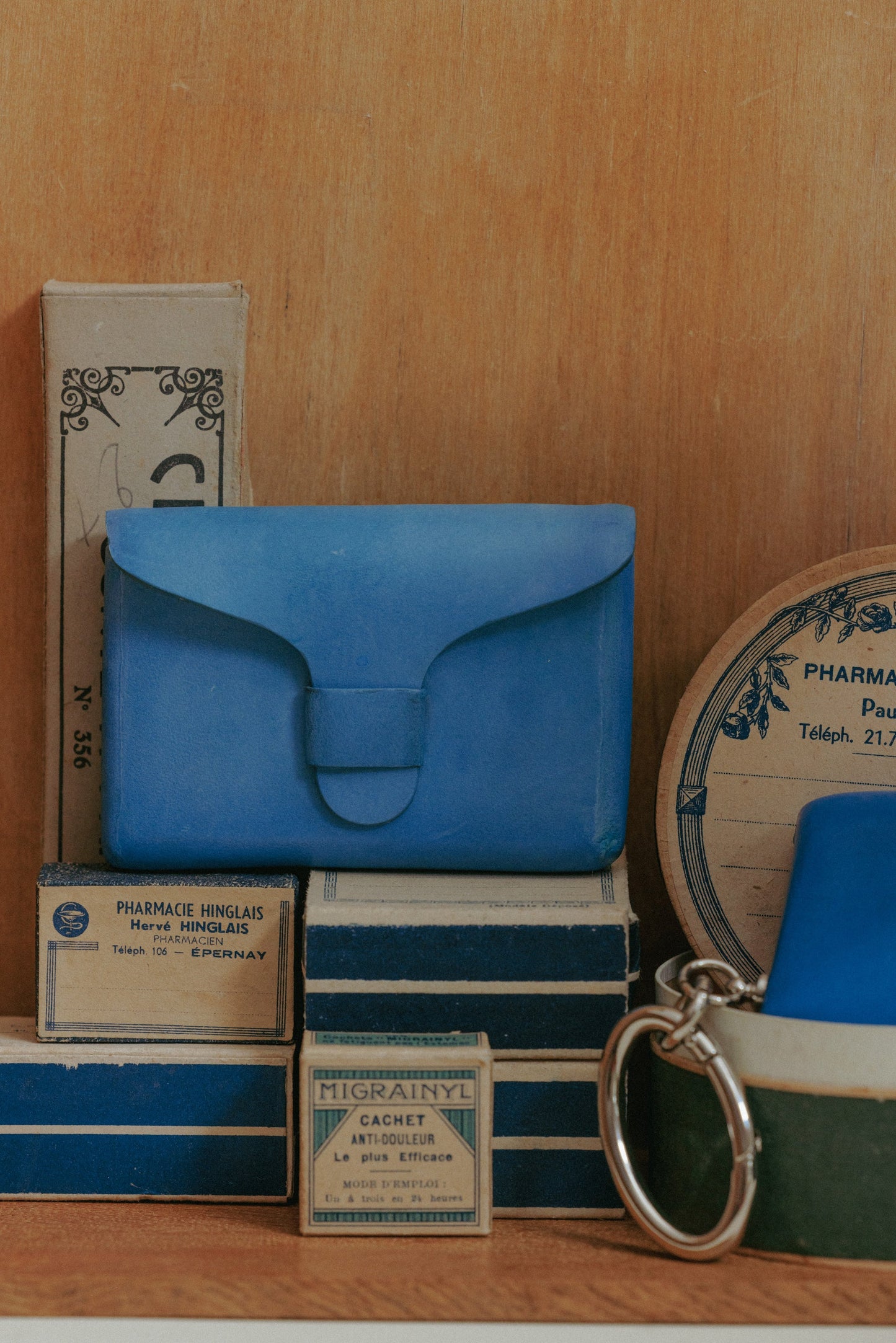 PORTE CARTES FLORENCE SKY BLUE