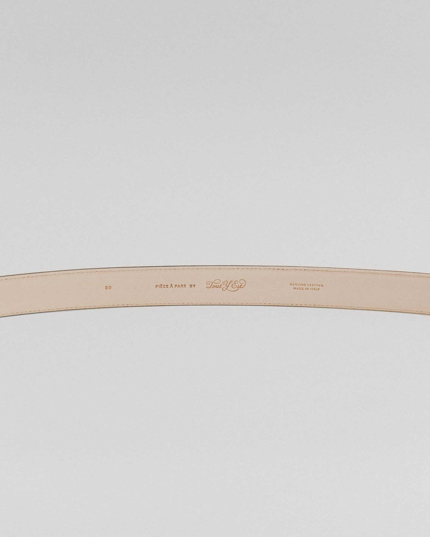 CEINTURE LISSE BROWN