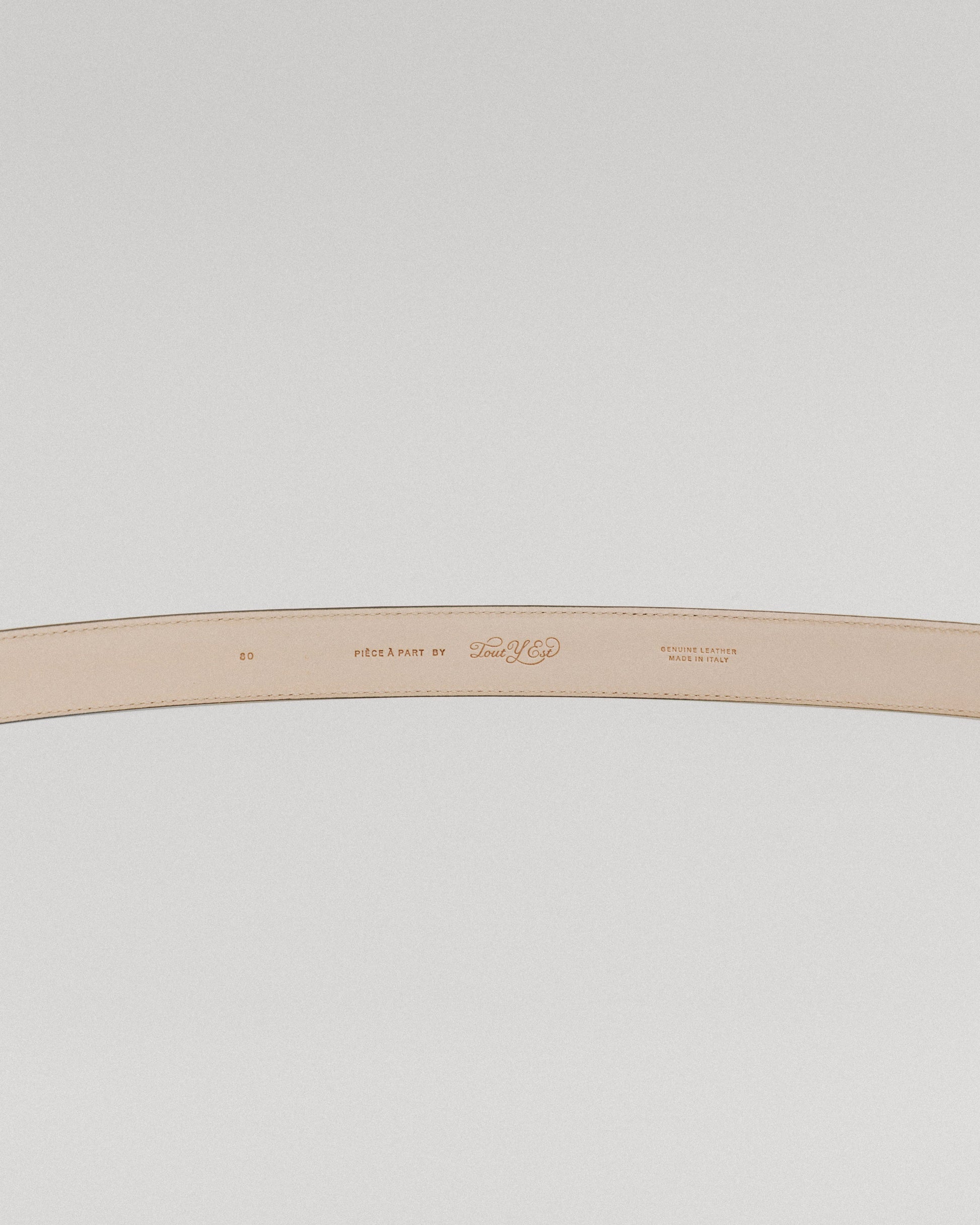 CEINTURE LISSE BROWN