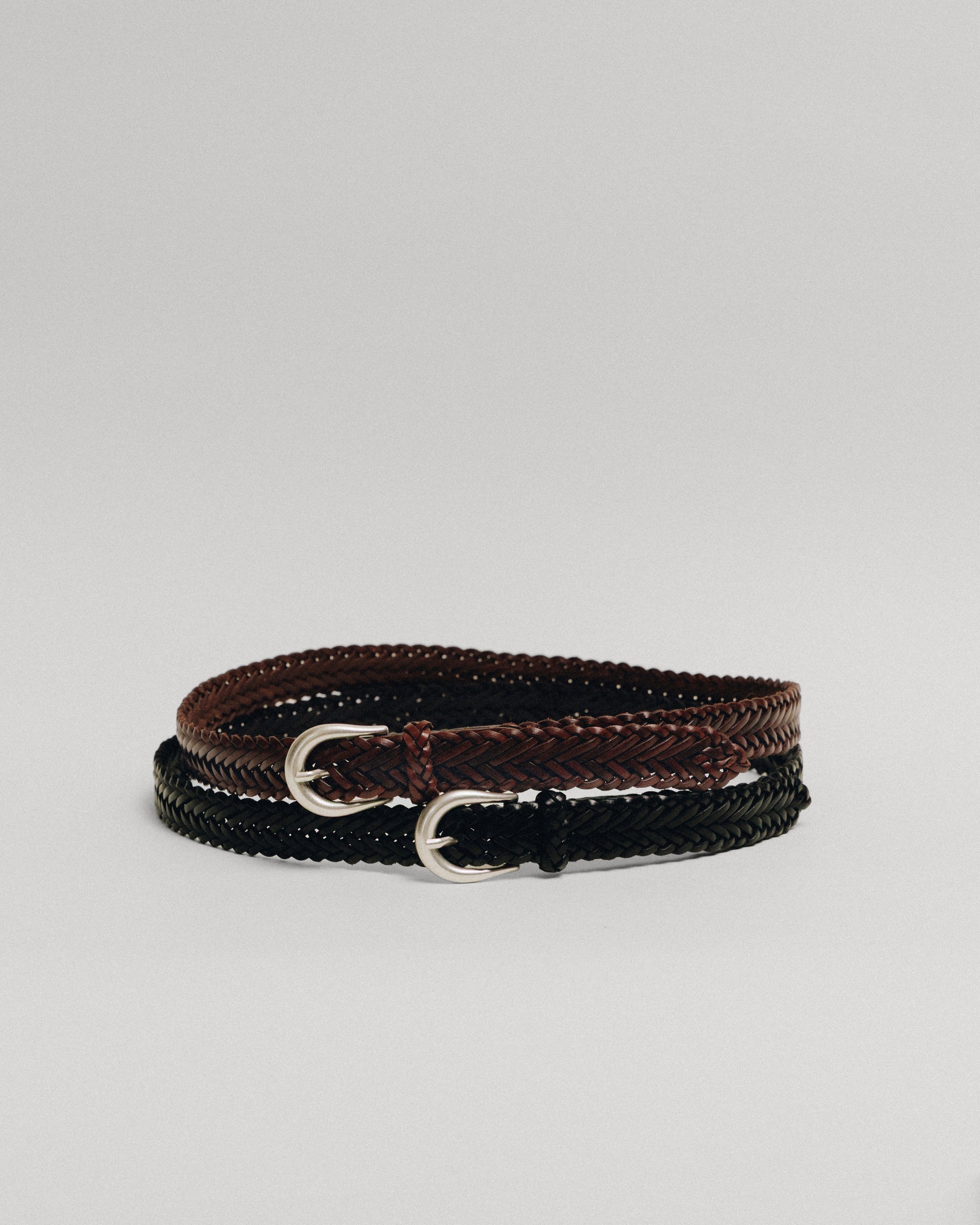CEINTURE TRESSÉE BROWN