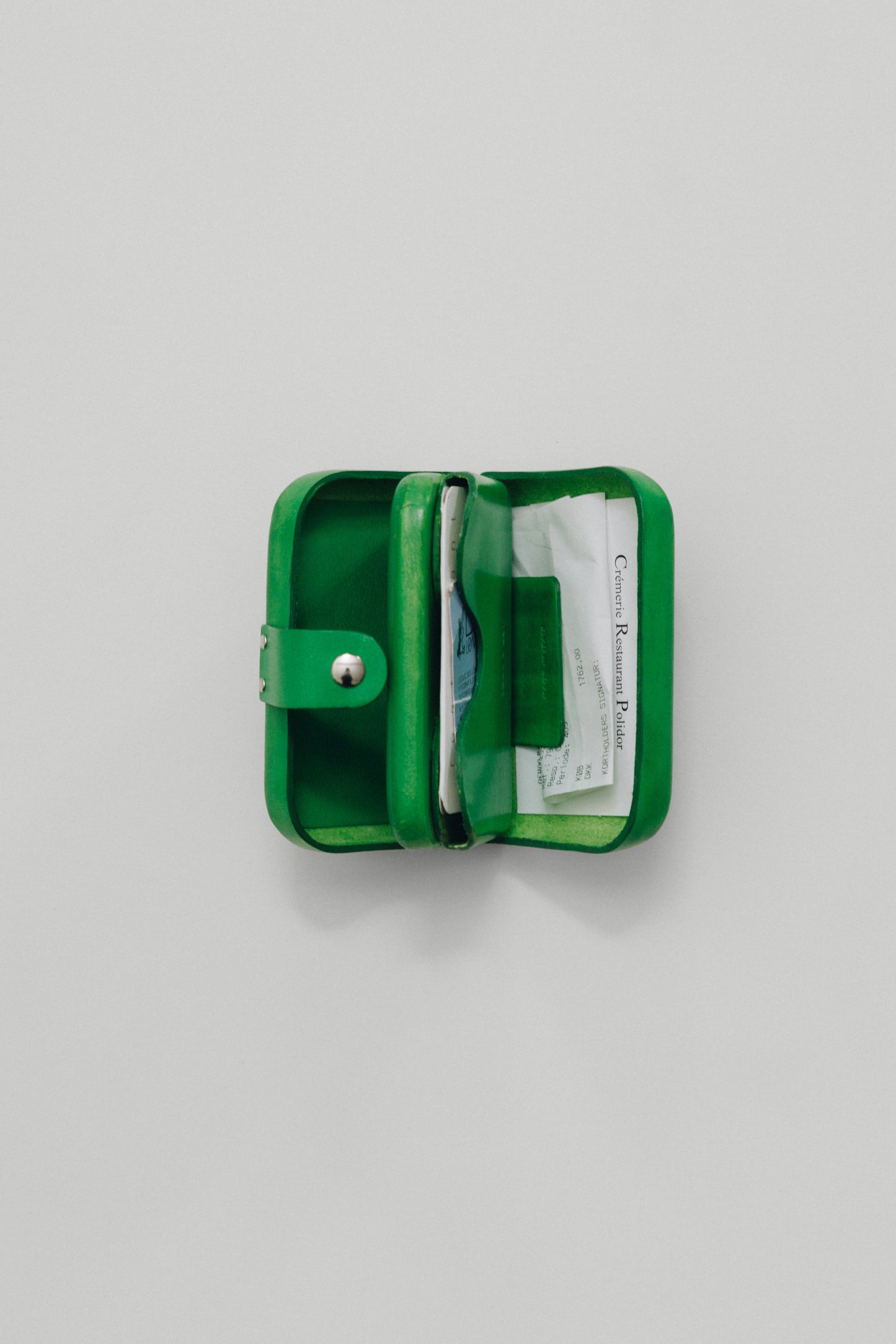 PORTEFEUILLE FLORENCE LIGHT GREEN